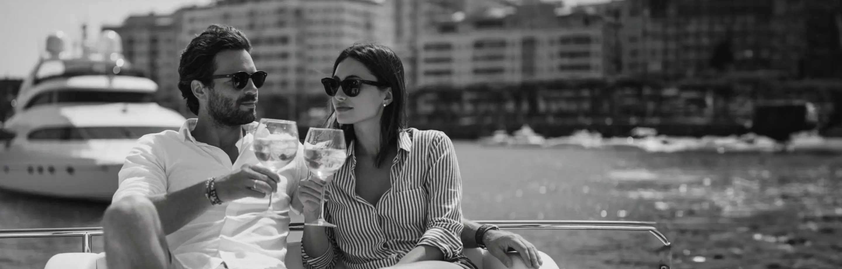 Smiling woman on phone